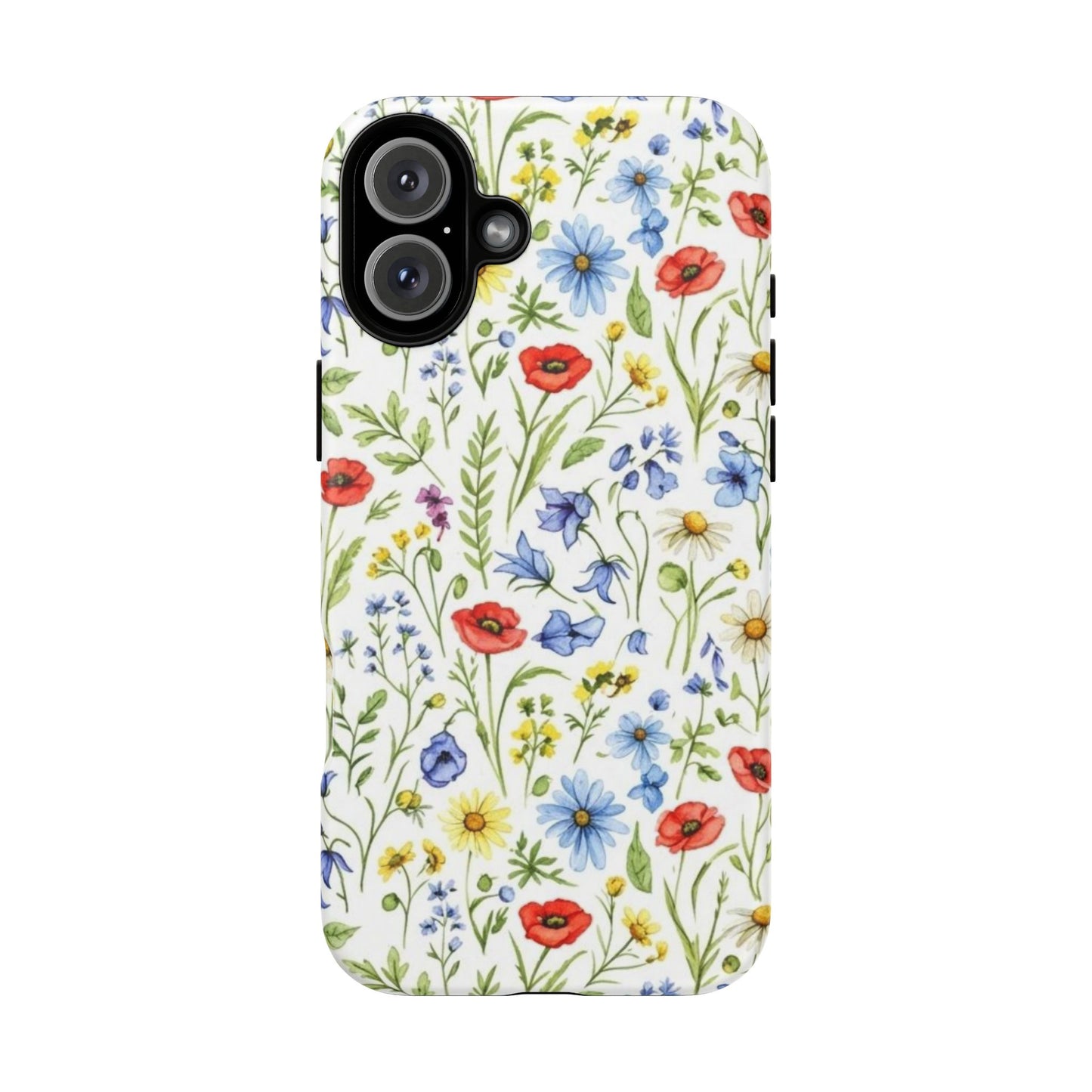 Floral Phone Case, Bohemian Style Tough Case, Nature Inspired Phone Cover, Gift for Her, Summer Vibes
