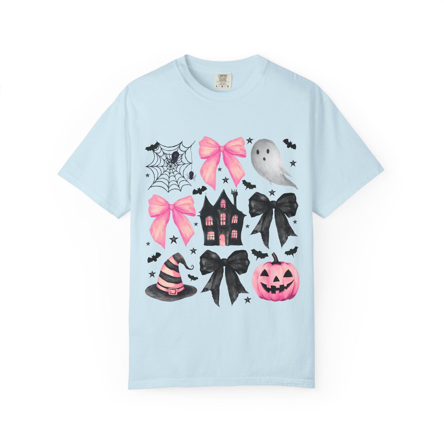 Halloween Graphic Tee, Spooky T-Shirt, Unisex Halloween Shirt, Ghost & Pumpkin Design, Autumn Casual Wear