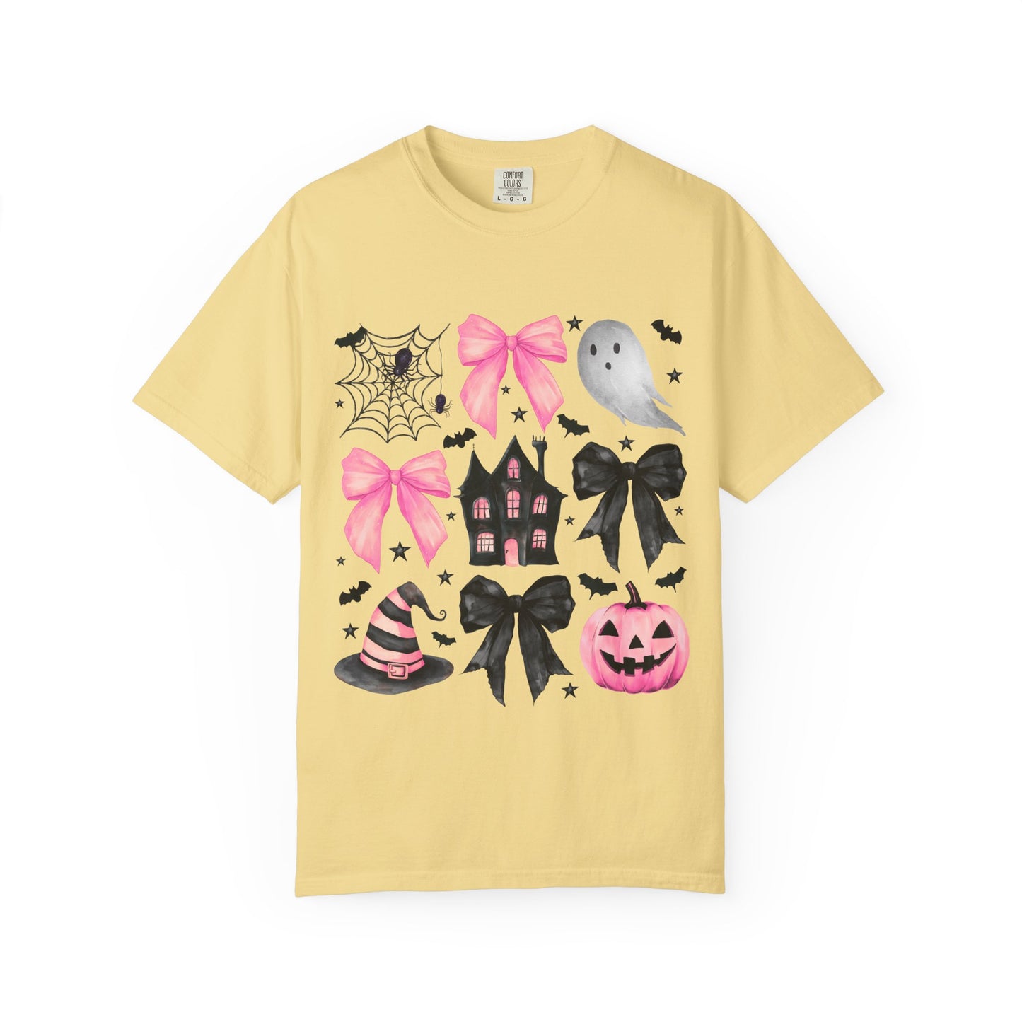 Halloween Graphic Tee, Spooky T-Shirt, Unisex Halloween Shirt, Ghost & Pumpkin Design, Autumn Casual Wear