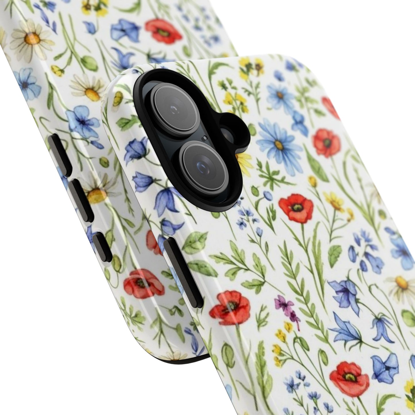 Floral Phone Case, Bohemian Style Tough Case, Nature Inspired Phone Cover, Gift for Her, Summer Vibes