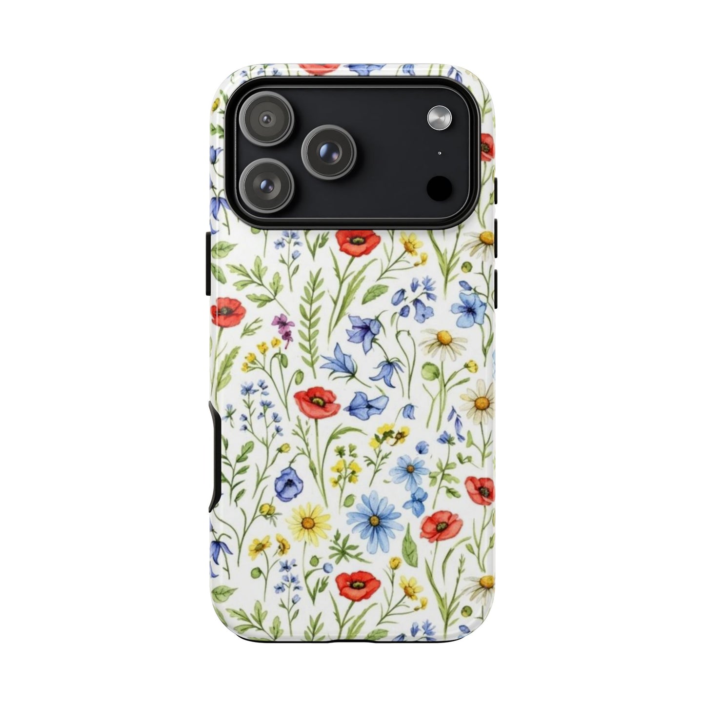 Floral Phone Case, Bohemian Style Tough Case, Nature Inspired Phone Cover, Gift for Her, Summer Vibes