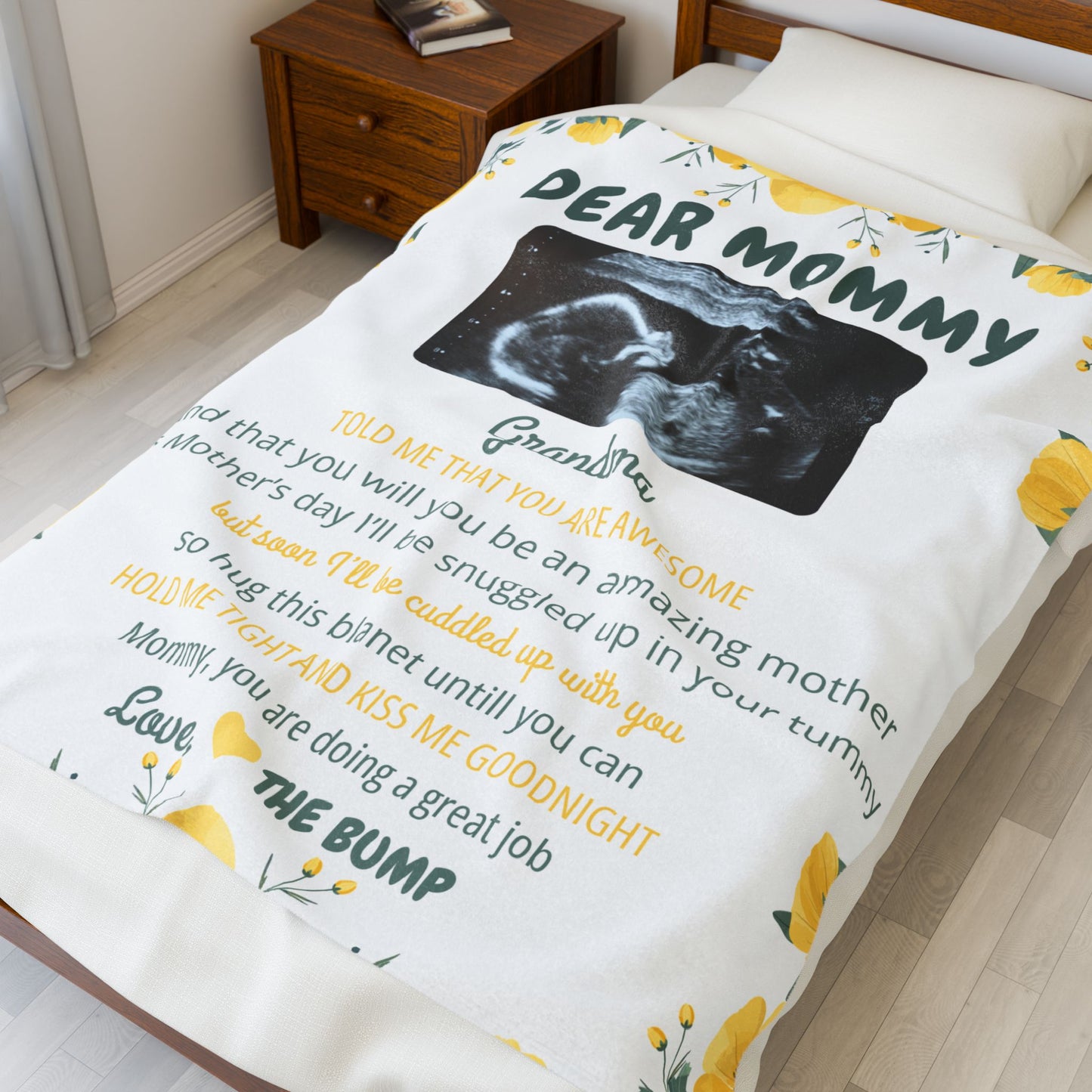 Plush Blanket - Dear Mommy