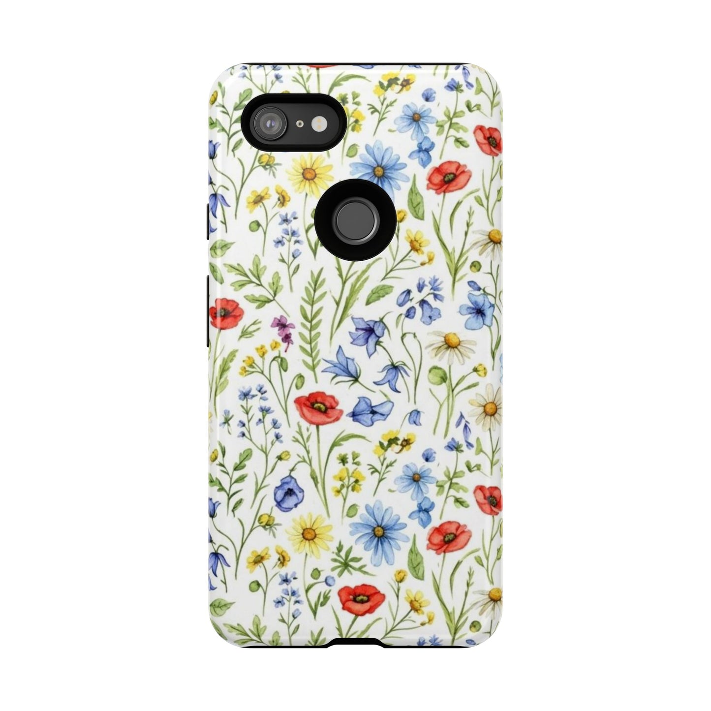 Floral Phone Case, Bohemian Style Tough Case, Nature Inspired Phone Cover, Gift for Her, Summer Vibes