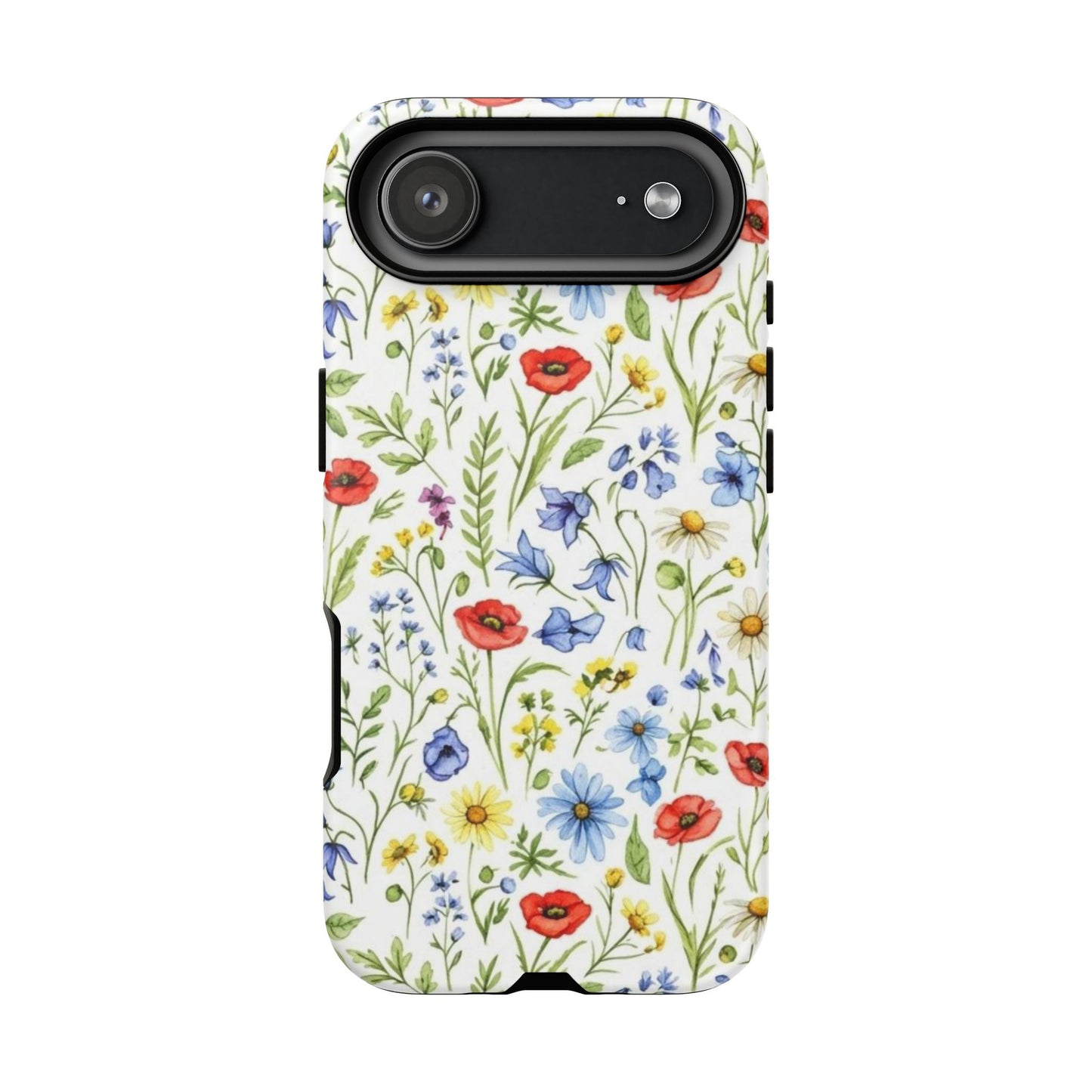 Floral Phone Case, Bohemian Style Tough Case, Nature Inspired Phone Cover, Gift for Her, Summer Vibes
