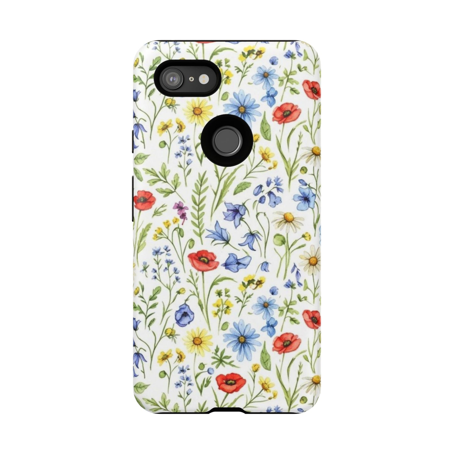 Floral Phone Case, Bohemian Style Tough Case, Nature Inspired Phone Cover, Gift for Her, Summer Vibes