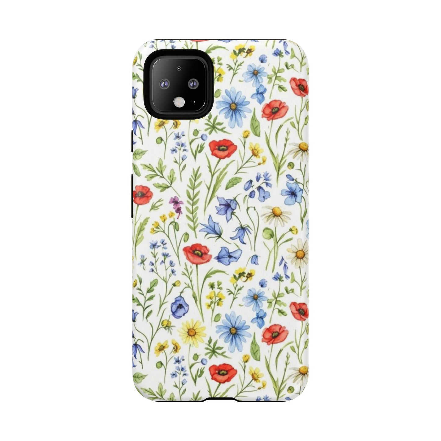 Floral Phone Case, Bohemian Style Tough Case, Nature Inspired Phone Cover, Gift for Her, Summer Vibes