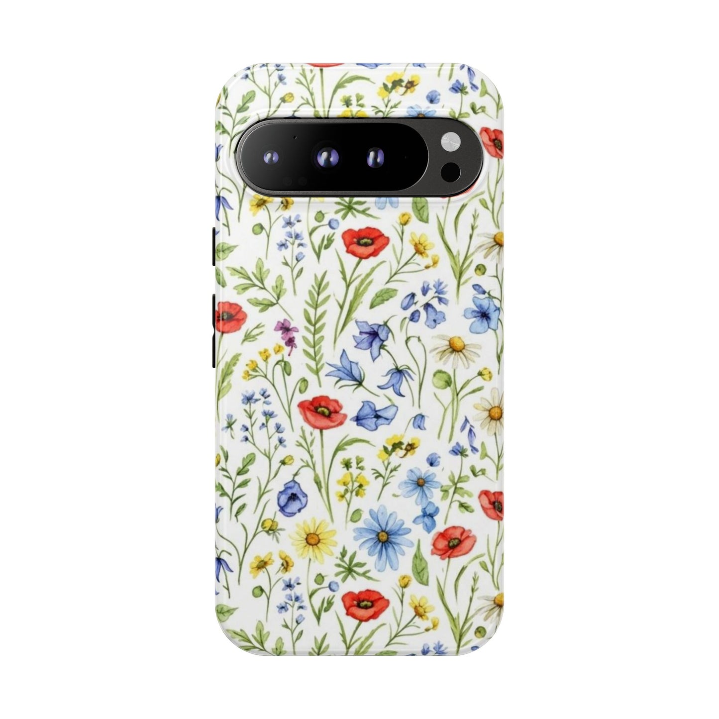 Floral Phone Case, Bohemian Style Tough Case, Nature Inspired Phone Cover, Gift for Her, Summer Vibes