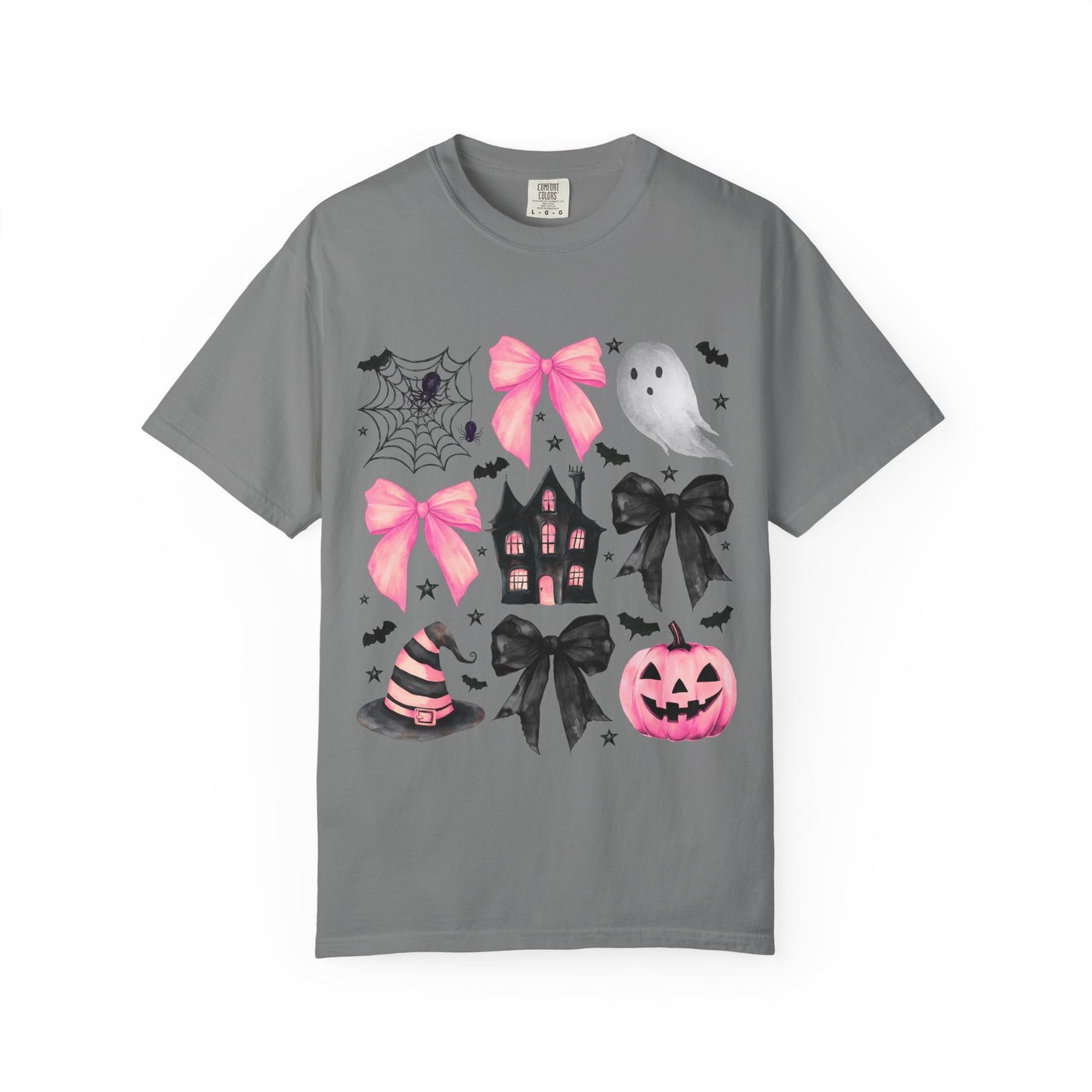 Halloween Graphic Tee, Spooky T-Shirt, Unisex Halloween Shirt, Ghost & Pumpkin Design, Autumn Casual Wear