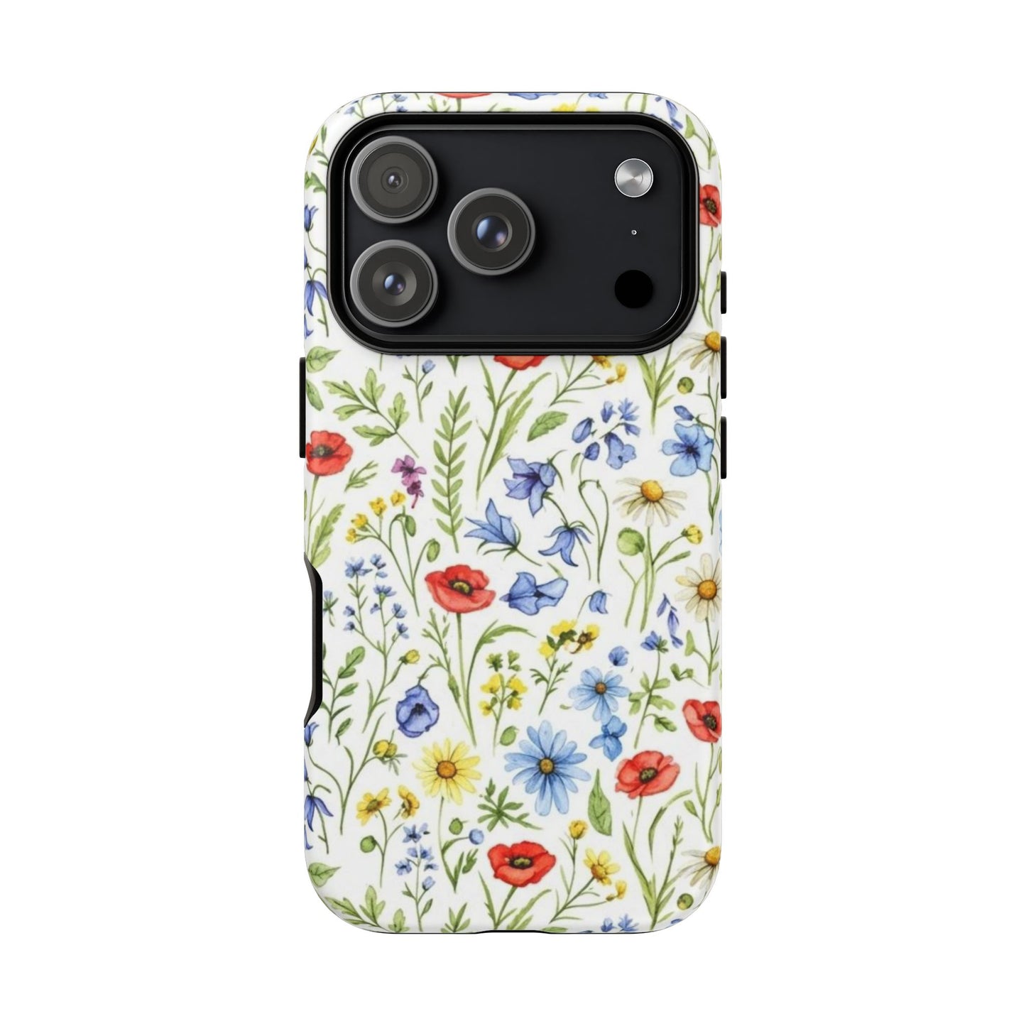 Floral Phone Case, Bohemian Style Tough Case, Nature Inspired Phone Cover, Gift for Her, Summer Vibes