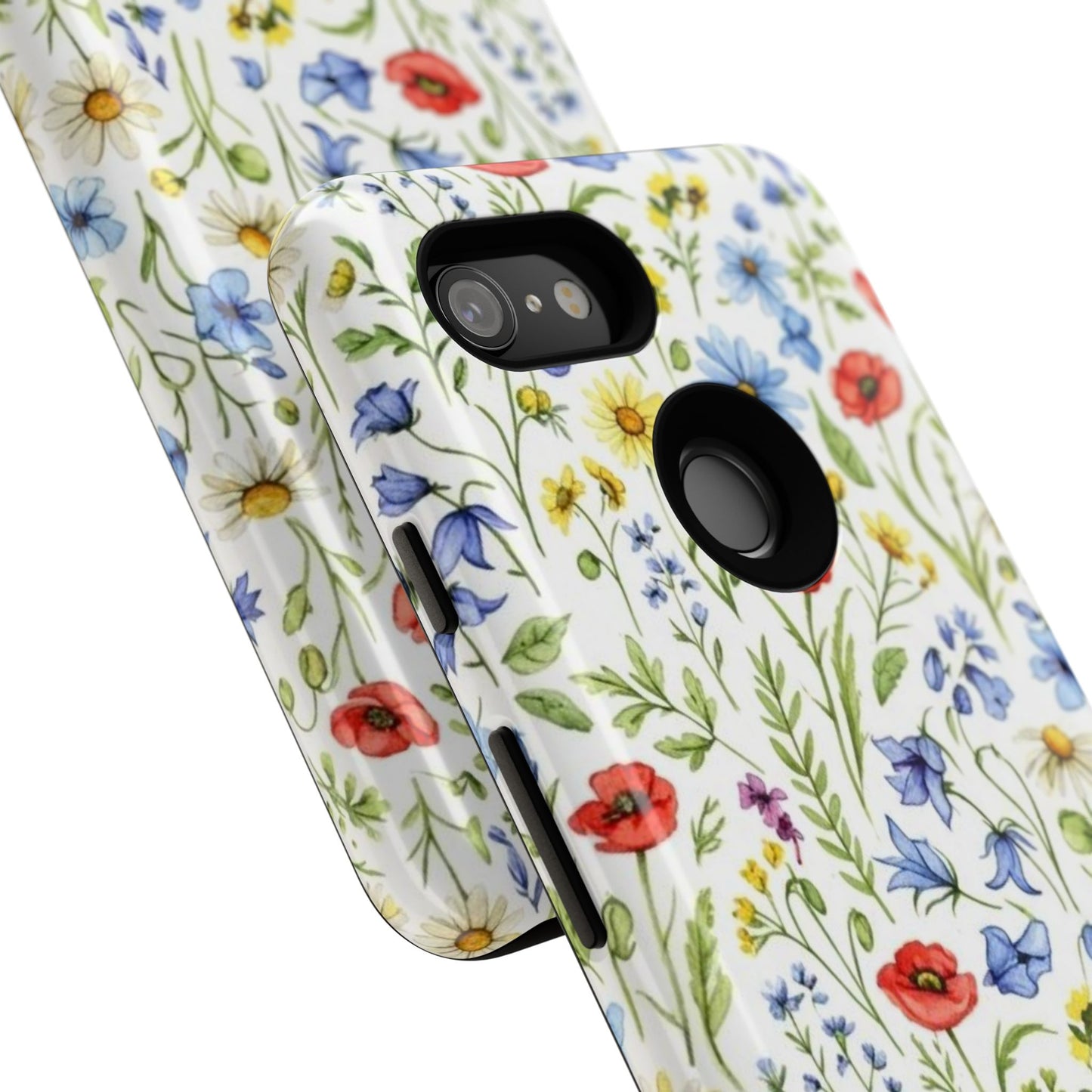 Floral Phone Case, Bohemian Style Tough Case, Nature Inspired Phone Cover, Gift for Her, Summer Vibes