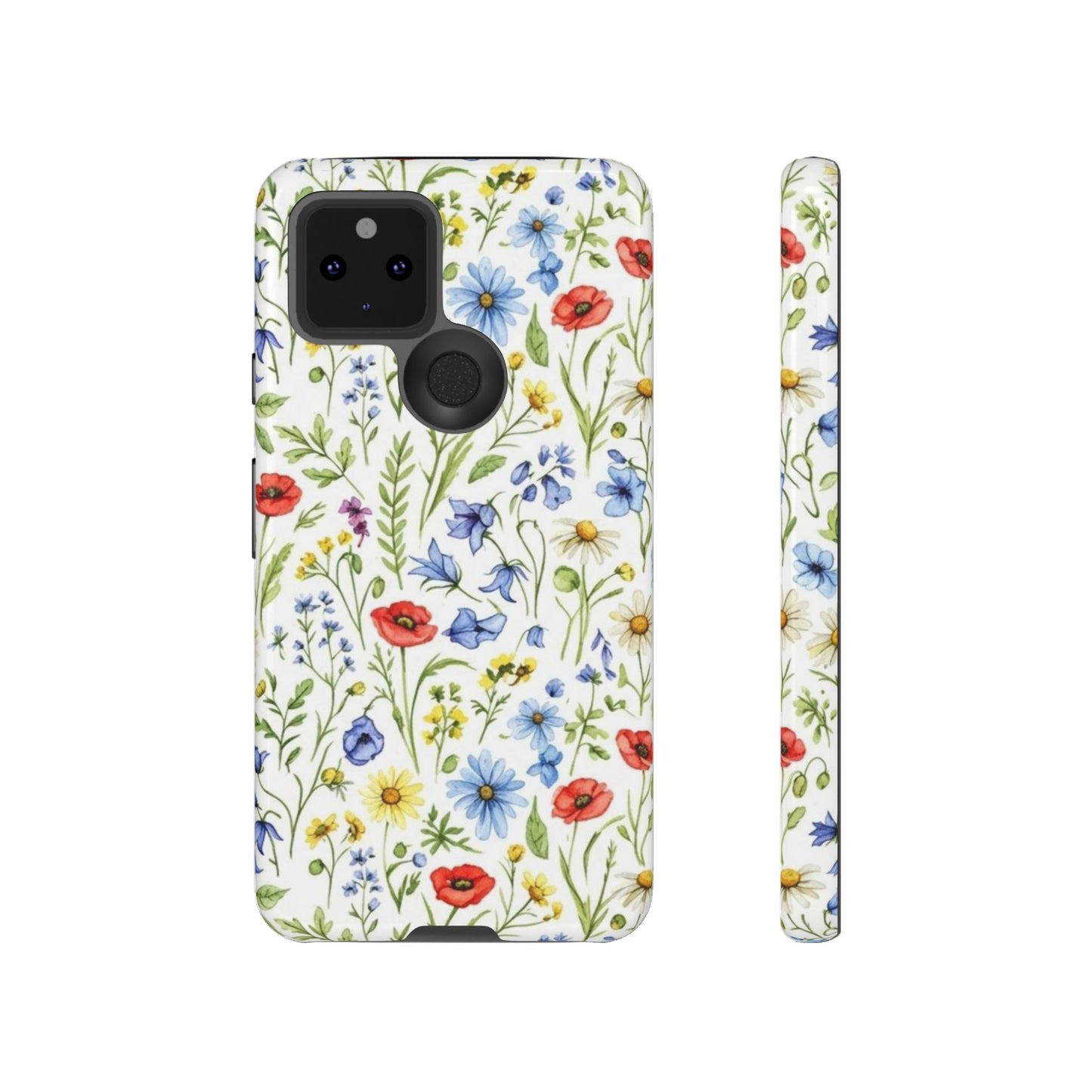 Floral Phone Case, Bohemian Style Tough Case, Nature Inspired Phone Cover, Gift for Her, Summer Vibes