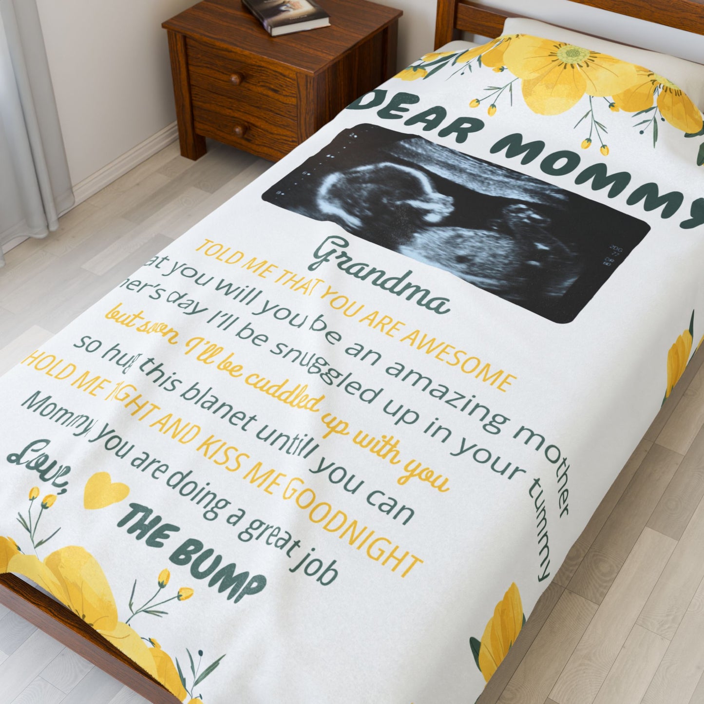 Plush Blanket - Dear Mommy
