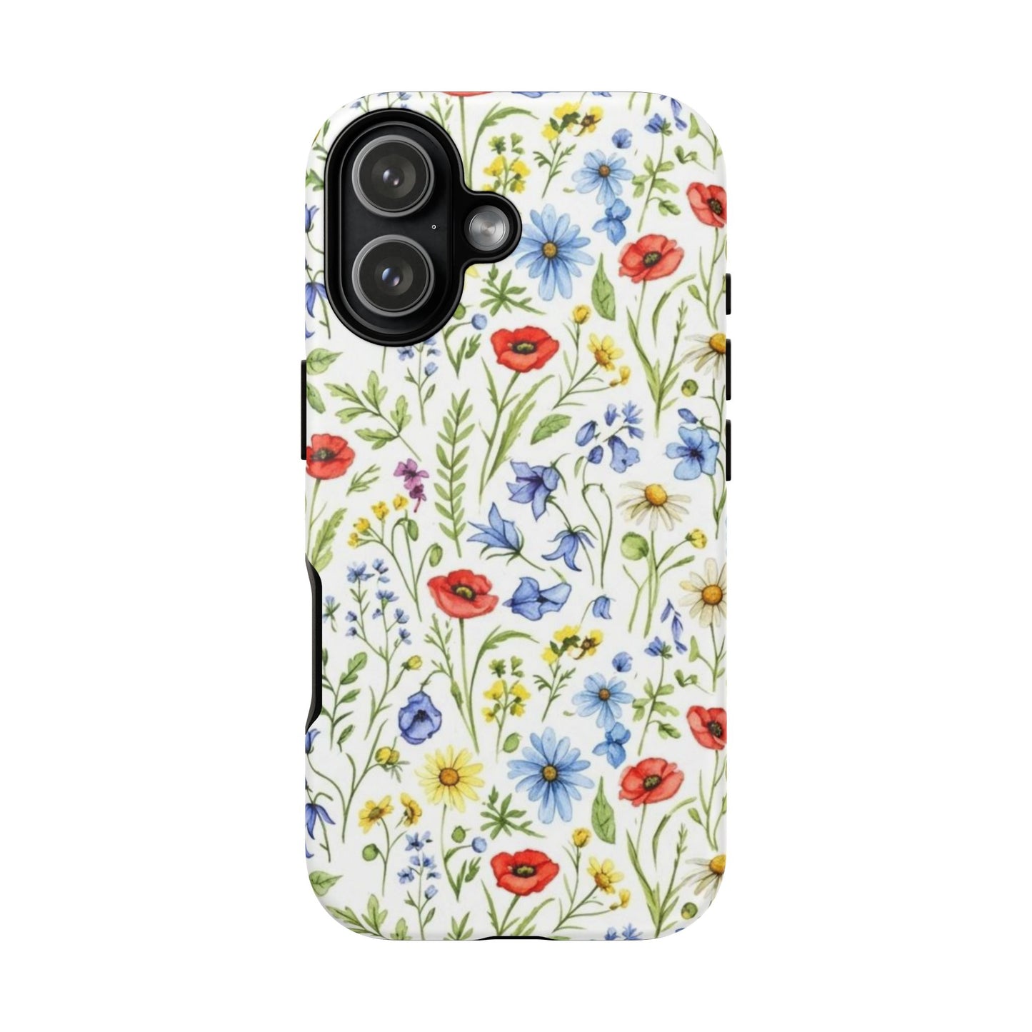 Floral Phone Case, Bohemian Style Tough Case, Nature Inspired Phone Cover, Gift for Her, Summer Vibes