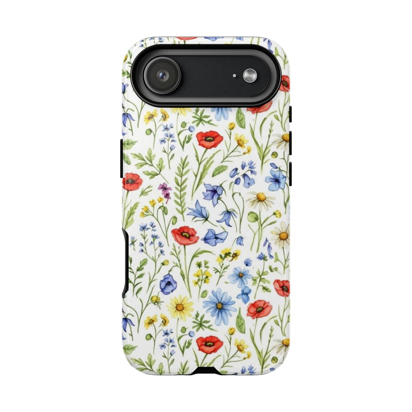 Floral Phone Case, Bohemian Style Tough Case, Nature Inspired Phone Cover, Gift for Her, Summer Vibes