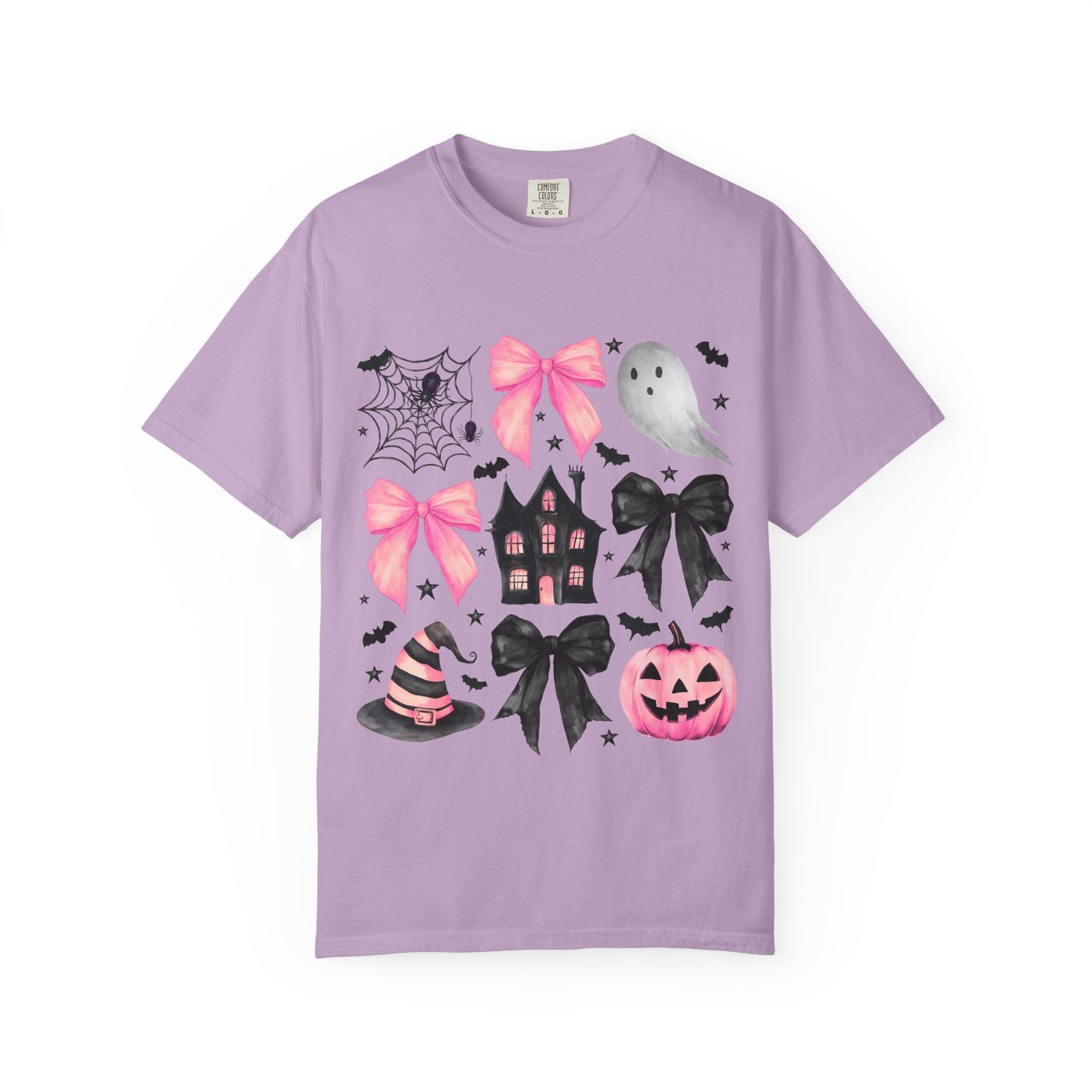 Halloween Graphic Tee, Spooky T-Shirt, Unisex Halloween Shirt, Ghost & Pumpkin Design, Autumn Casual Wear
