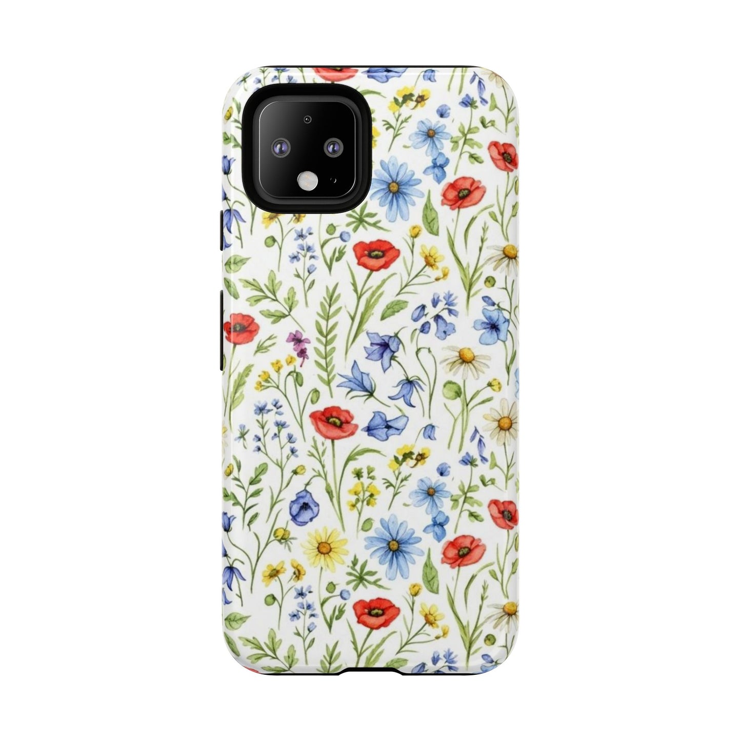 Floral Phone Case, Bohemian Style Tough Case, Nature Inspired Phone Cover, Gift for Her, Summer Vibes