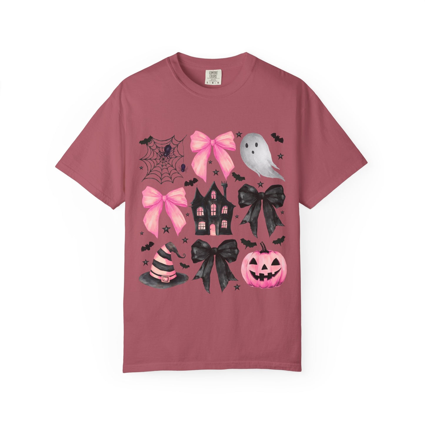 Halloween Graphic Tee, Spooky T-Shirt, Unisex Halloween Shirt, Ghost & Pumpkin Design, Autumn Casual Wear
