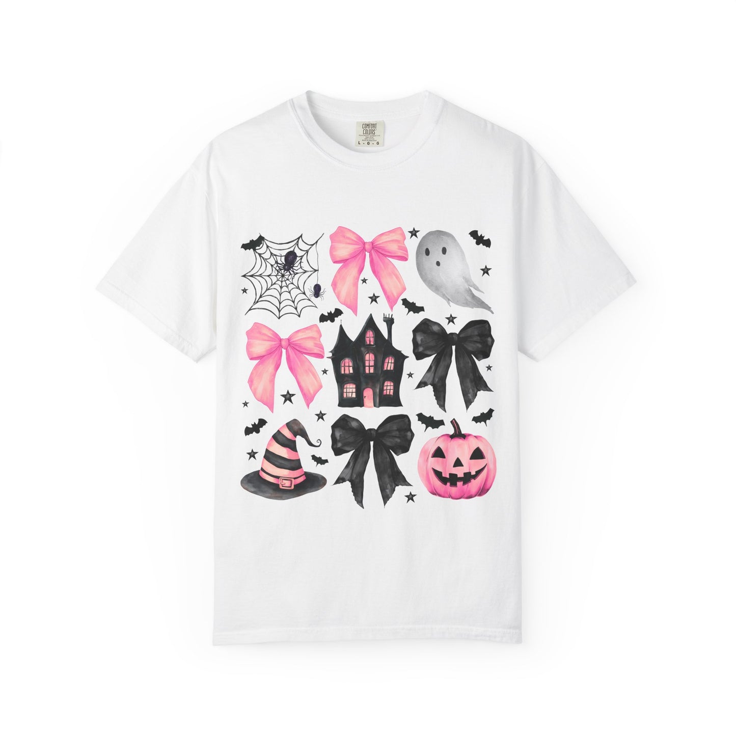 Halloween Graphic Tee, Spooky T-Shirt, Unisex Halloween Shirt, Ghost & Pumpkin Design, Autumn Casual Wear