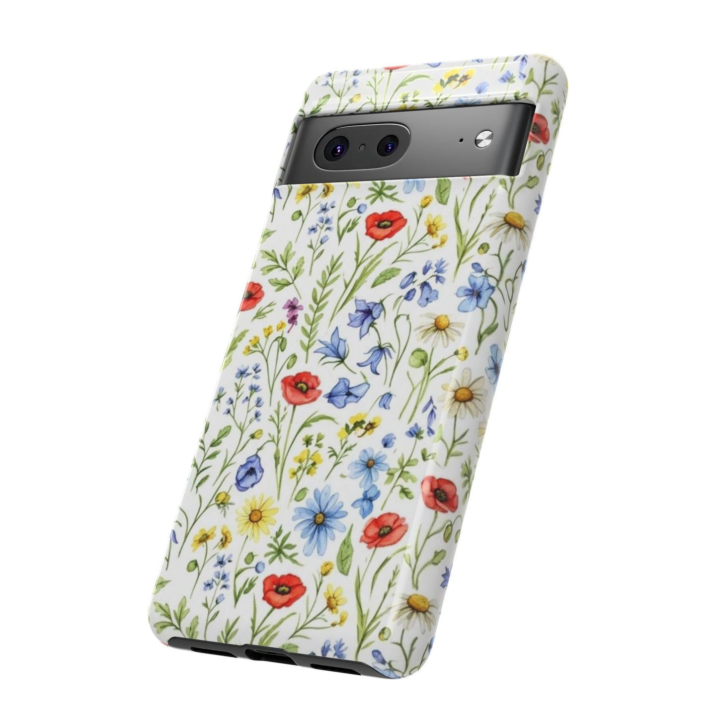 Floral Phone Case, Bohemian Style Tough Case, Nature Inspired Phone Cover, Gift for Her, Summer Vibes