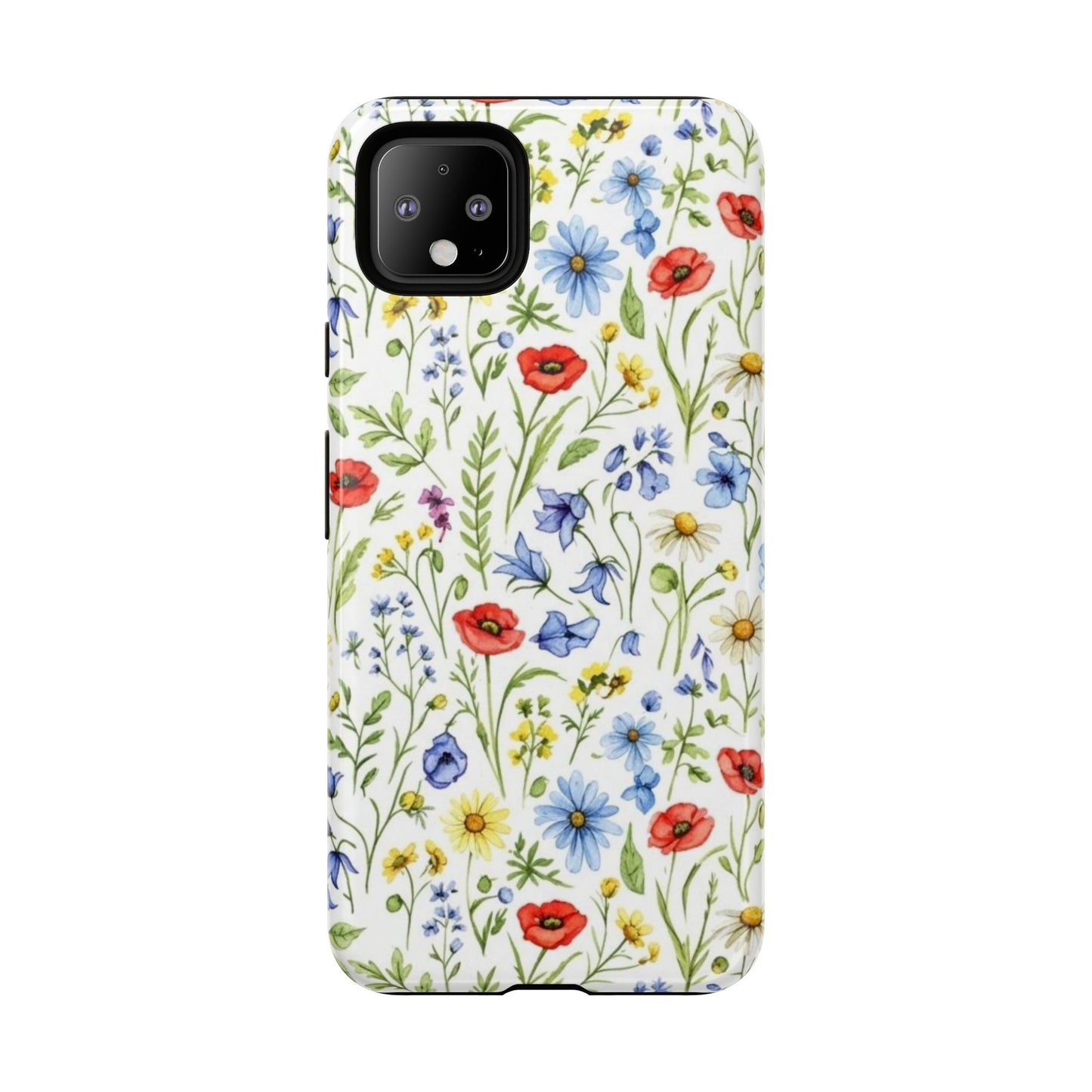 Floral Phone Case, Bohemian Style Tough Case, Nature Inspired Phone Cover, Gift for Her, Summer Vibes