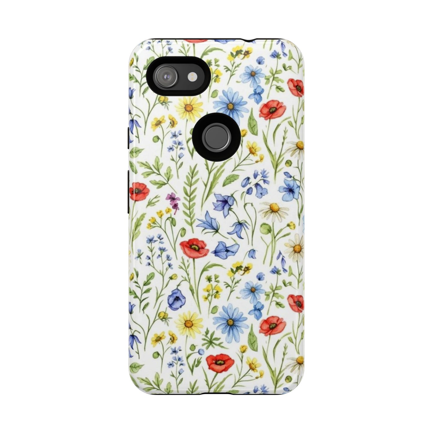 Floral Phone Case, Bohemian Style Tough Case, Nature Inspired Phone Cover, Gift for Her, Summer Vibes