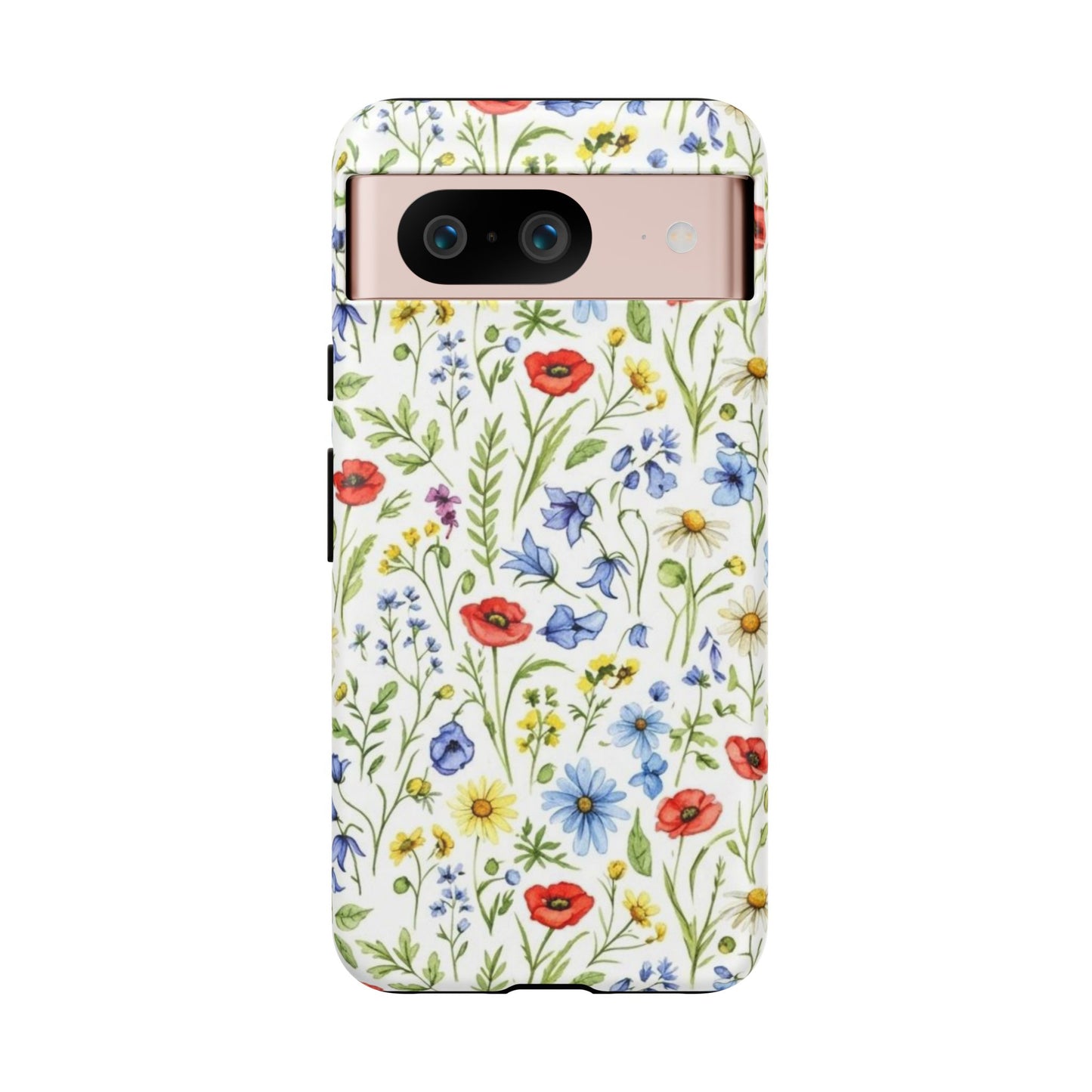 Floral Phone Case, Bohemian Style Tough Case, Nature Inspired Phone Cover, Gift for Her, Summer Vibes