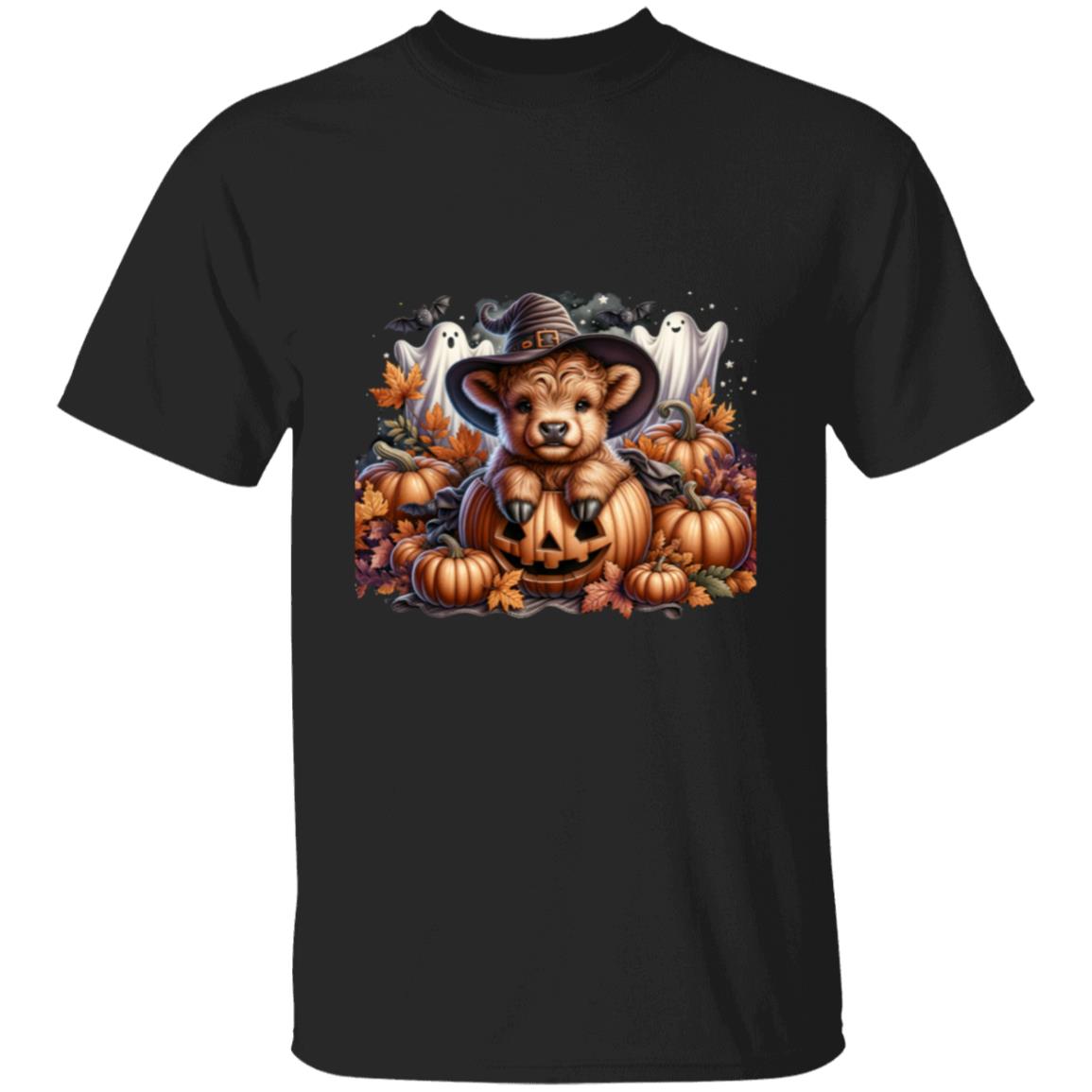 Highland Cow Halloween T Shirt