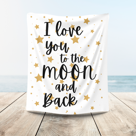 I love you Plush Fleece Blanket - 60x80