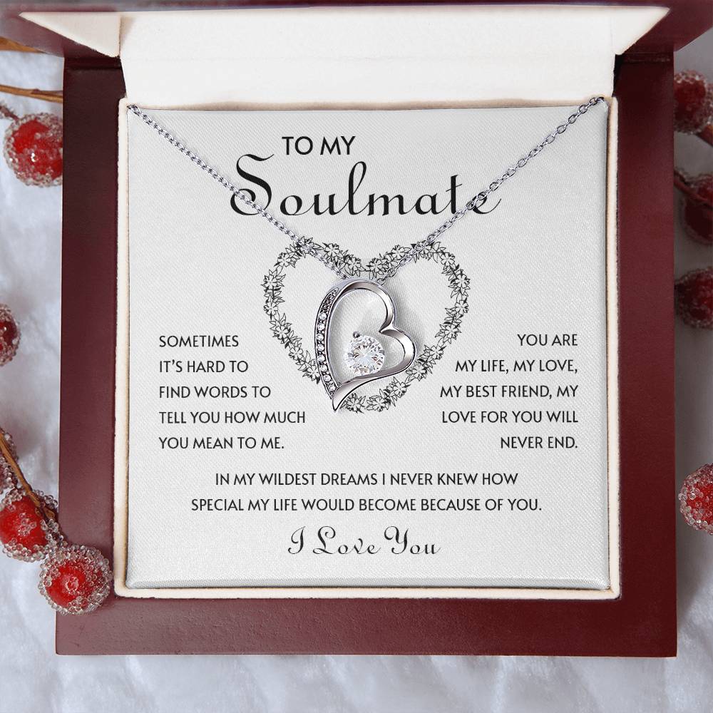 To My Soulmate | Forever Love Necklace