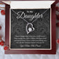 To My Daughter - Heart Necklace