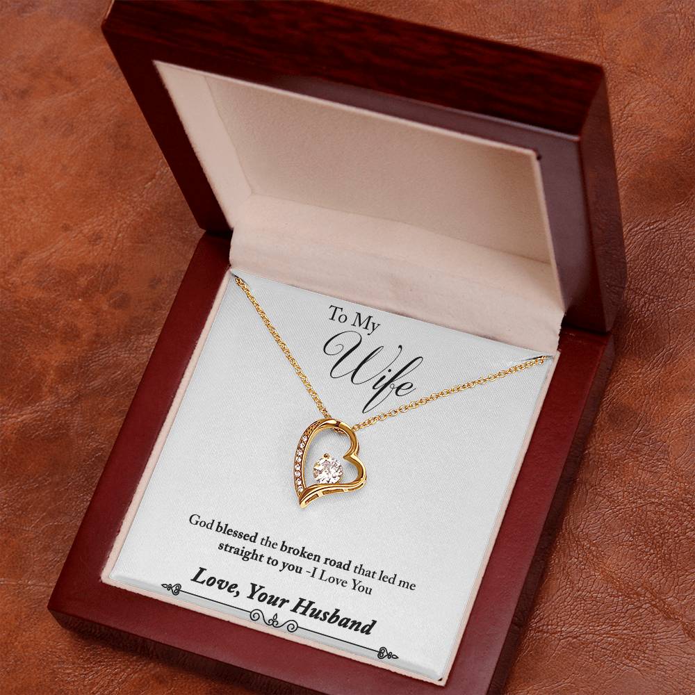 To Wife Forever Love Necklace From Husband
