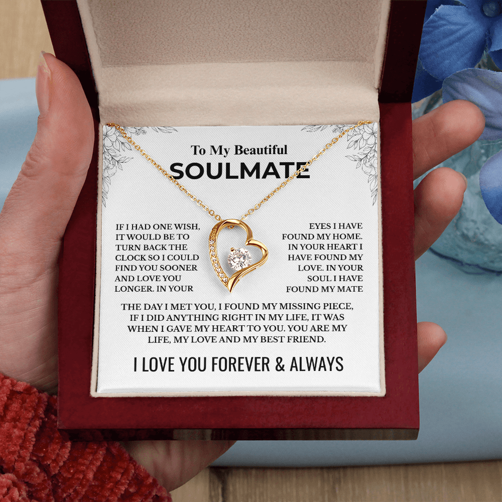 To My Soulmate - Forever Love Necklace