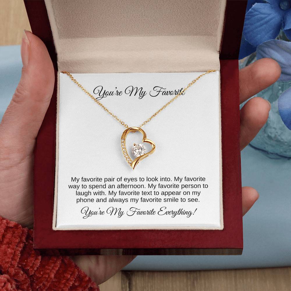 You're My Favorite - Forever Love Necklace