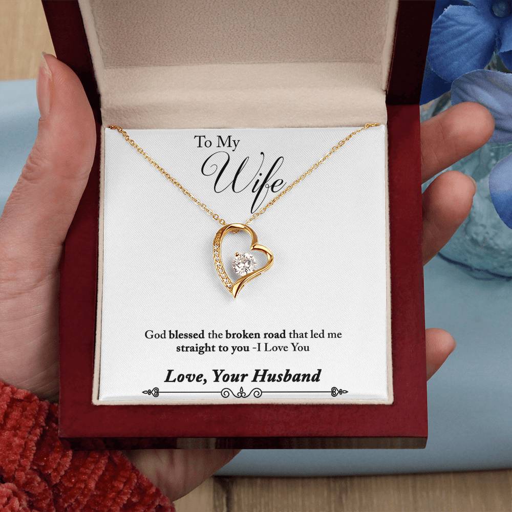 To Wife Forever Love Necklace From Husband