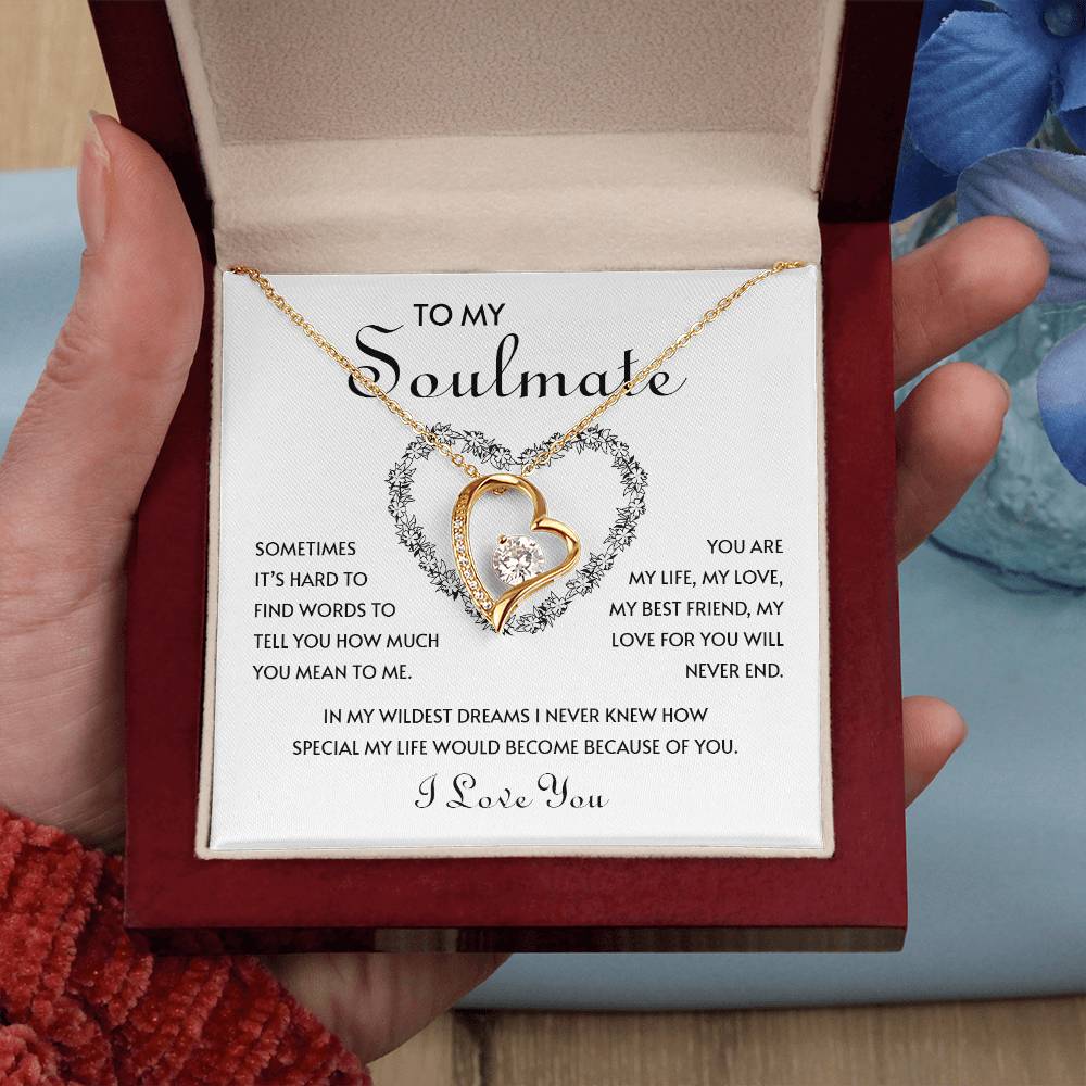 To My Soulmate | Forever Love Necklace