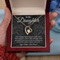 To My Daughter - Heart Necklace