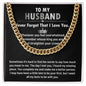 To Husband - Cuban Link Necklace