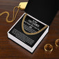 To Husband - Cuban Link Necklace