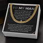 To My Man - Cuban Link Necklace