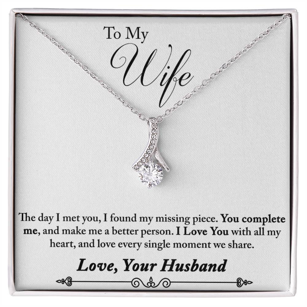 To My Wife Alluring Beauty Necklace From Husband