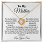 To My Mother From Son Love Knot Necklace