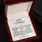To My Mother From Son Love Knot Necklace