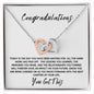 Graduation Heart Necklace For Her