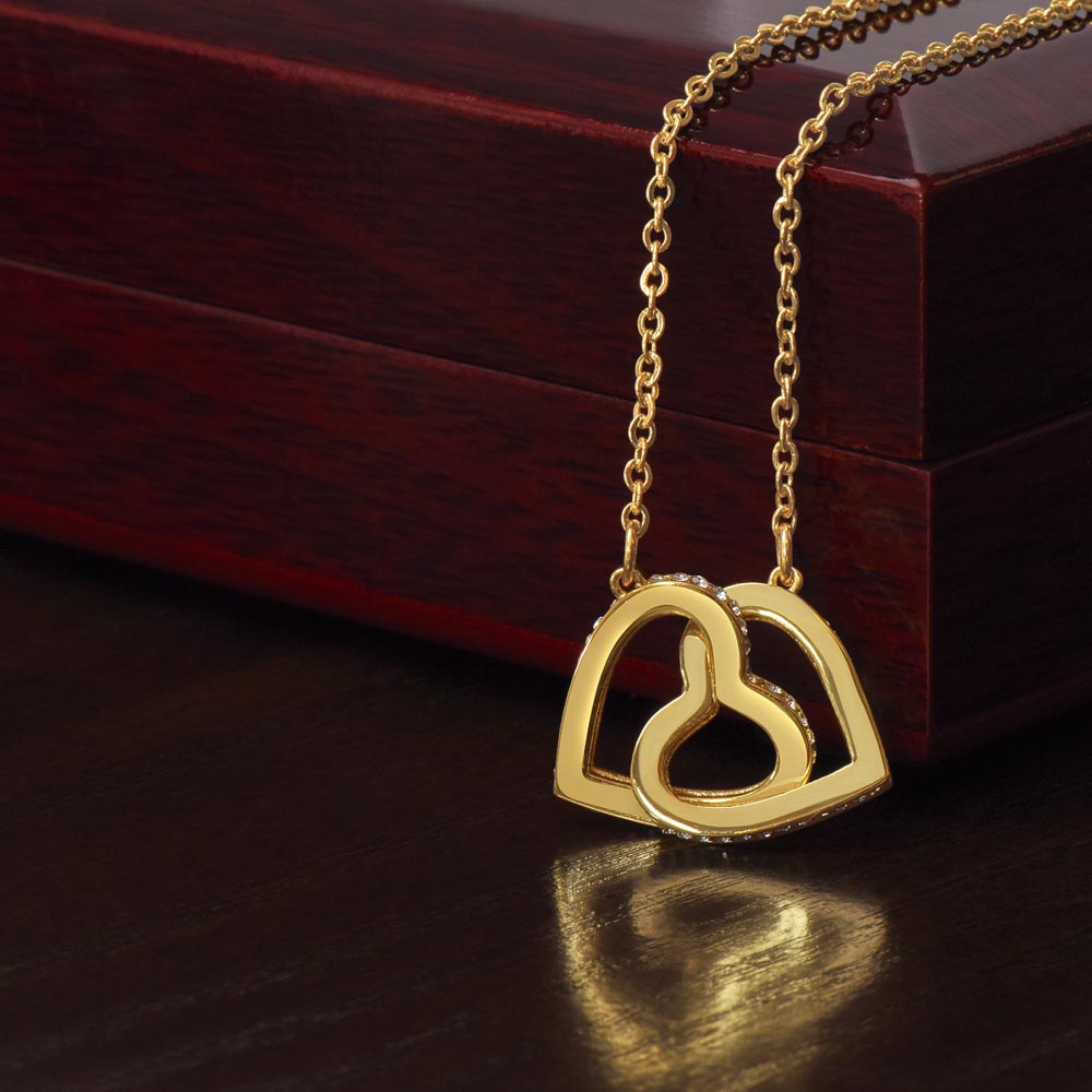 Perfect Gift For Someone Special Interlocking Heart Necklace