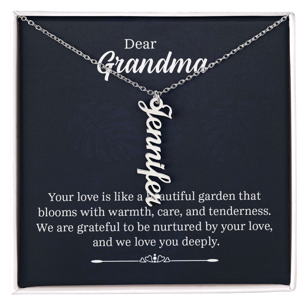 Grand Kids Name Necklace