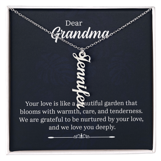 Grand Kids Name Necklace