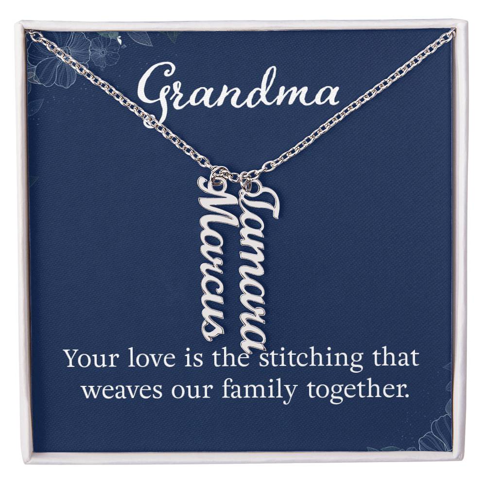 Name Necklace for Grandma