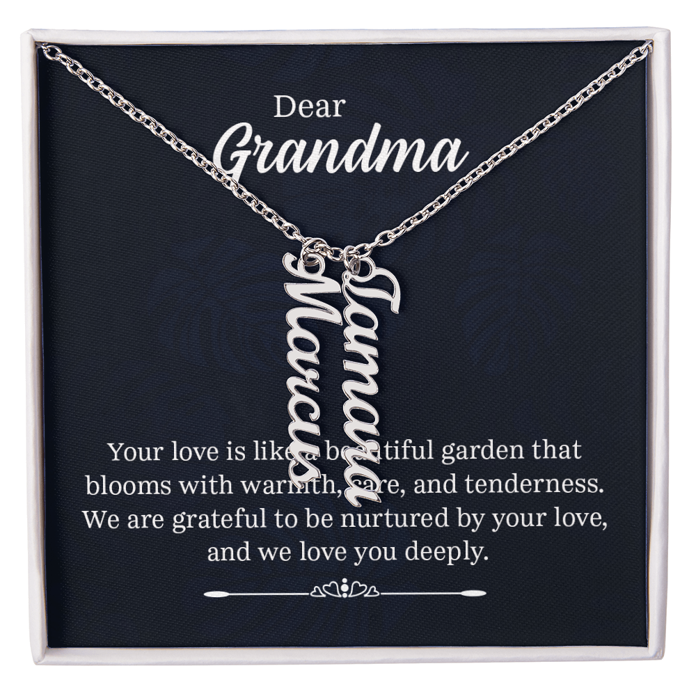 Grand Kids Name Necklace