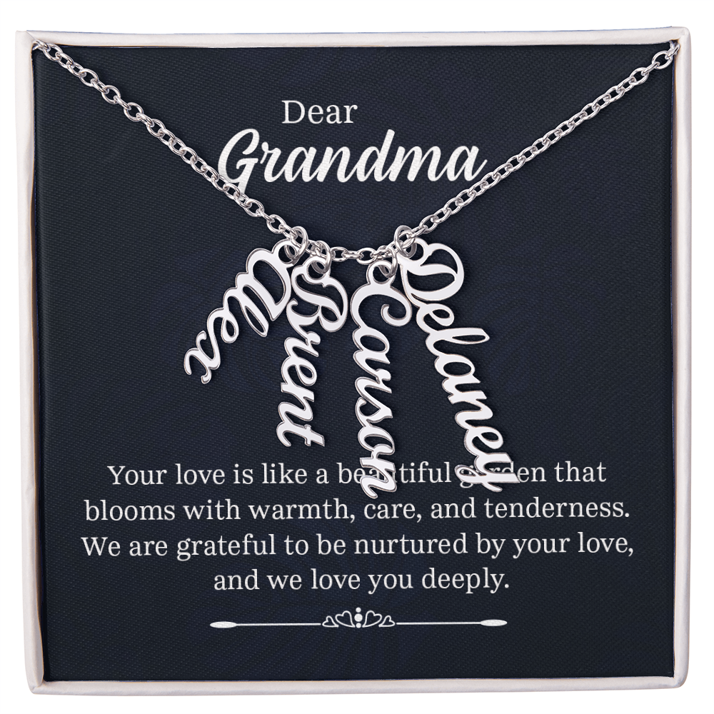 Grand Kids Name Necklace