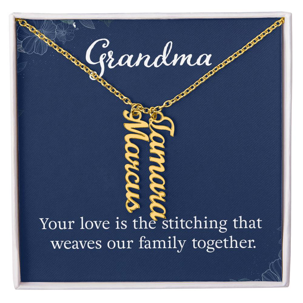 Name Necklace for Grandma